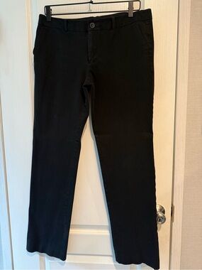 GAP True Straight Black Two-Way Stretch Pants